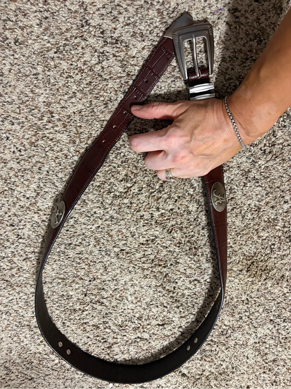 Zep Pro size 40 leather University of Alabama belt Roll Tide Tuscaloosa, AL EUC
